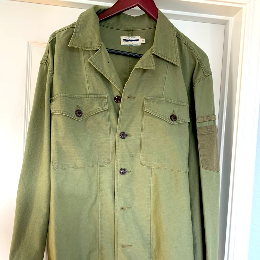 Guideboat Cotton Field Jacket, military green